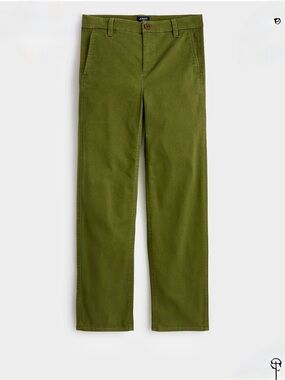 J.Crew Women’s Everyday Chino Pant Distressed Fatigue  Sz 10P